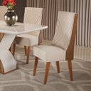 Ver imagem 3 de Kit com 6 Cadeiras em Madeira Maciça Romero