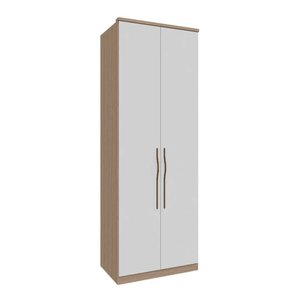 Modulo 2 Portas e 3 Gavetas Setiba Plus 245 cm Rimo Carvalho/Palha Móveis Rimo