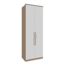 Ver imagem 1 de Modulo 2 Portas e 3 Gavetas Setiba Plus 245 cm Rimo Carvalho/Palha Móveis Rimo