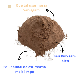 Serragem de Madeira Pó Serra Fina Calafetar Compostagem. - 5