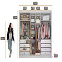 Ver imagem 3 de Guarda Roupa Robust 6 Portas 8 Gavetas Cor:branco