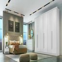 Ver imagem 4 de Guarda Roupa Robust 6 Portas 8 Gavetas Cor:branco