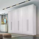 Ver imagem 1 de Guarda Roupa Robust 6 Portas 8 Gavetas Cor:branco