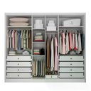 Ver imagem 2 de Guarda Roupa Robust 6 Portas 8 Gavetas Cor:branco