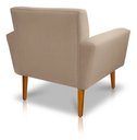 Ver imagem 4 de Poltrona Bia Decorativa para Sala Recepção Escritório Bz Capuccino Veludo
