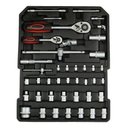 Ver imagem 5 de Maleta de Ferramentas 186 Peças Cromo Vanadium com Rodas