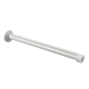 Haste Suporte para Chuveiro Elétrico com Passa-fio Branco Tam 37cm Durín