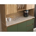 Ver imagem 7 de Armário Kit Cozinha com 4 Portas, 3 Gavetas AC4430 Carvalho Bege/Oak/Arbo/Petra