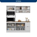 Ver imagem 5 de Cozinha Completa Modulada Americana com Vidro Reflecta 3 Peças Yescasa
