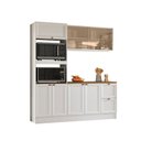 Ver imagem 2 de Cozinha Completa Modulada Americana com Vidro Reflecta 3 Peças Yescasa