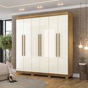 Ver imagem 1 de Guarda-Roupa Casal Com 6 Portas 2 Gavetas Buriti
