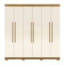 Ver imagem 3 de Guarda-Roupa Casal Com 6 Portas 2 Gavetas Buriti