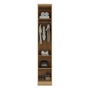 Ver imagem 4 de Guarda-Roupa 1 Porta MDF Ravi Marrom/Olmo Italiano