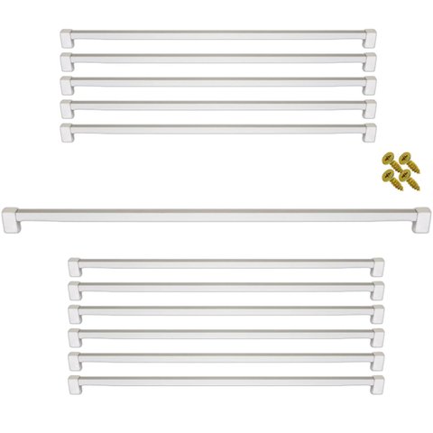 Kit 12 Puxador 512mm Alumínio Móveis Gaveta Armário Cozinha