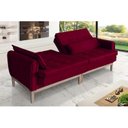 Ver imagem 5 de Sofá Cama Rivieira 2.10m - Vinho