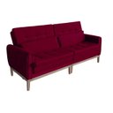 Ver imagem 4 de Sofá Cama Rivieira 2.10m - Vinho