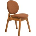 Ver mais imagens de Cadeira para Sala de Jantar Cozinha Estofada Rattan Ibis L02 Bouclê Terracota - Lyam Decor