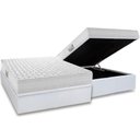 Ver imagem 1 de Cama Box Baú Casal: Colchão Anatômico Herval Ag65 Frontier + Base Crc Linhão White (138x188)
