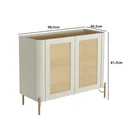 Ver imagem 3 de Buffet MDF com Palha Natural L98,5 X A81,5cm