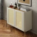 Ver imagem 1 de Buffet MDF com Palha Natural L98,5 X A81,5cm