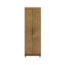 Ver imagem 7 de Armário Multiuso Line 2 Portas 5 Prateleiras Marrom/Nature