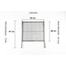 Grelha Moeda Inox 50cm + Suporte Inox para Churrasqueiras - 3