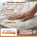 Ver imagem 6 de Colchão Solteiro Espuma D33 Pillow Top New Millenium Branco Hellen
