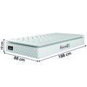 Ver imagem 2 de Colchão Solteiro Espuma D33 Pillow Top New Millenium Branco Hellen