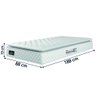 Colchão Solteiro Espuma D33 Pillow Top New Millenium Branco Hellen - 2