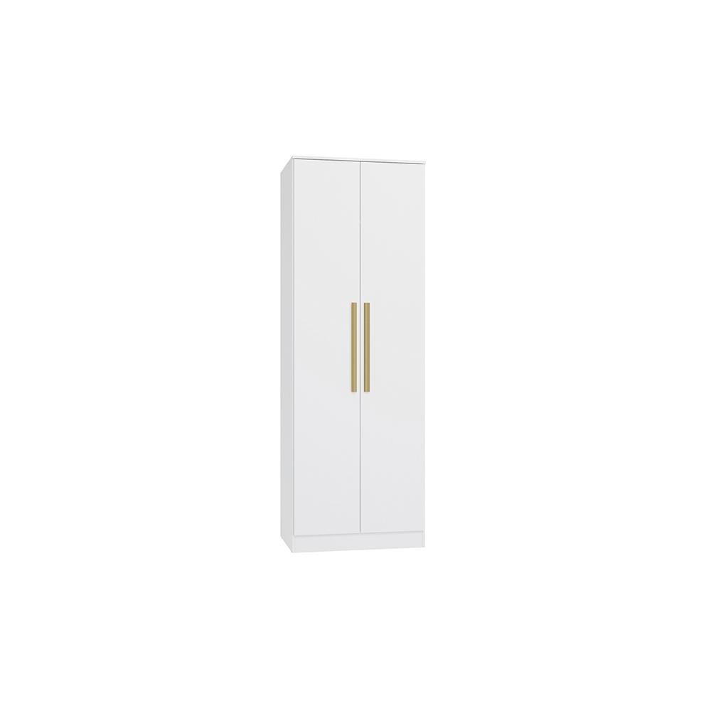 Guarda Roupa  Closet Modulado Componível 2 portas 80cm Linha Modulado Adapt N535 Kappesberg- Branco