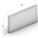 Ver imagem 2 de Penteadeira 120cm com Espelho Touch Led 7 Gavetas Iris Politorno Móveis