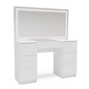 Ver imagem 4 de Penteadeira 120cm com Espelho Touch Led 7 Gavetas Iris Politorno Móveis