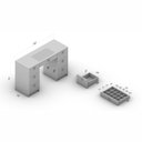 Ver imagem 3 de Penteadeira 120cm com Espelho Touch Led 7 Gavetas Iris Politorno Móveis