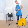 Carrinho Balde Espremedor Limpeza Mop Industrial Amarelo - 5