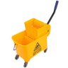 Carrinho Balde Espremedor Limpeza Mop Industrial Amarelo - 4