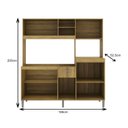 Ver imagem 3 de Cozinha Compacta 186cm com 8 Portas, 1 Gaveta e 3 Nichos 2203