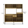 Cozinha Compacta 186cm com 8 Portas, 1 Gaveta e 3 Nichos 2203 - 3