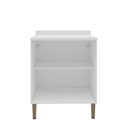 Ver imagem 2 de Armário Balcão de Cozinha 2 Portas com Tampo 25mm 70cm 2320 Provençal Yescasa Branco