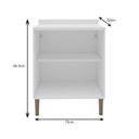 Ver imagem 3 de Armário Balcão de Cozinha 70cm com Tampo 25mm e 2 Portas 2320 Provençal