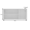 Ver imagem 3 de Armário Aéreo 3 Portas 120cm Yescasa Branco