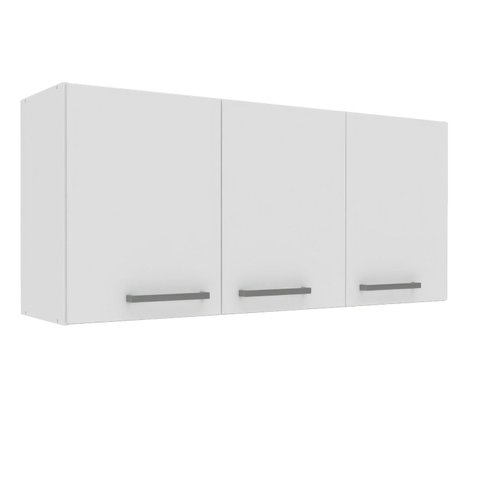 Armário Aéreo 3 Portas 120cm Yescasa Branco