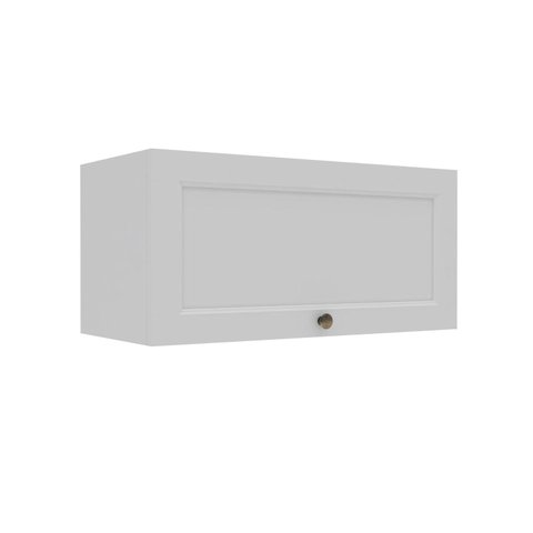 Armário Aéreo Basculante 1 Porta 70cm Provençal Yescasa Branco