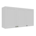 Ver imagem 1 de Armário Aéreo 3 Portas 120cm 2323 Provençal Yescasa Branco