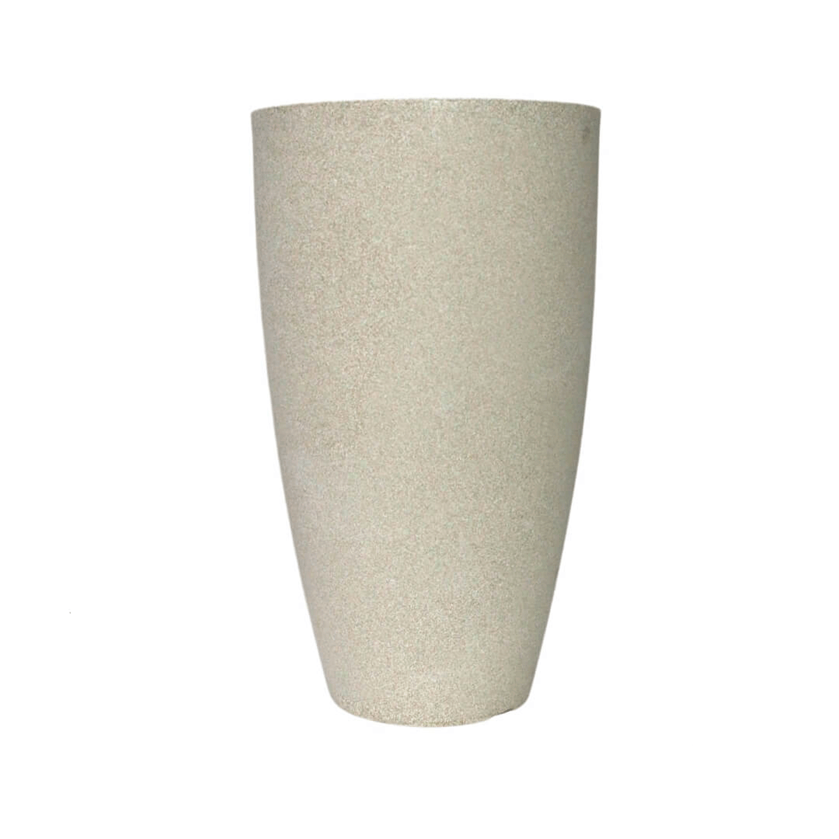 Vaso de Polietileno Cone VIETNAMITA N 50 Vasap cor Branco Mármore