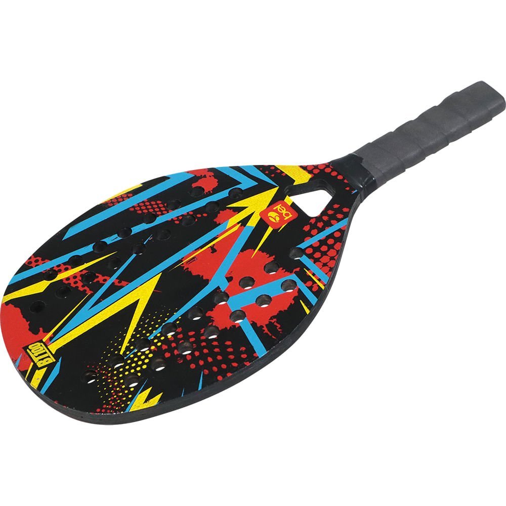 Kit Beach Tennis Frescobol Com 2 Raquetes E 1 Bola Bt100 - 3