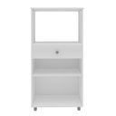 Ver imagem 2 de Armário para Forno e Microondas com 2 Portas e 1 Gaveta 2310 Yescasa Branco