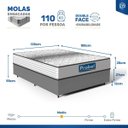 Ver imagem 6 de Cama Box com Colchão de Molas Ensacadas Double Face Essence Probel Casal 138cm
