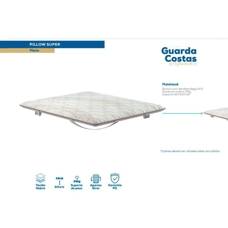 Pillow Top Colchão Solteiro Protection Super Extra Confort (88x188) - Probel - 5