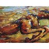 Quadro Pintura Tela cavalo vigoroso correndo Quarto 5263: 50cm (A) x 100cm (L) - 5