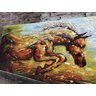 Quadro Pintura Tela cavalo vigoroso correndo Quarto 5263: 50cm (A) x 100cm (L) - 3